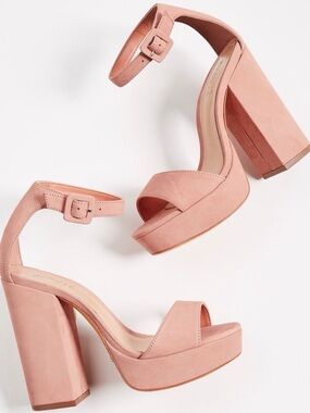 Free People x Schutz Mikella Block Heel Sandals